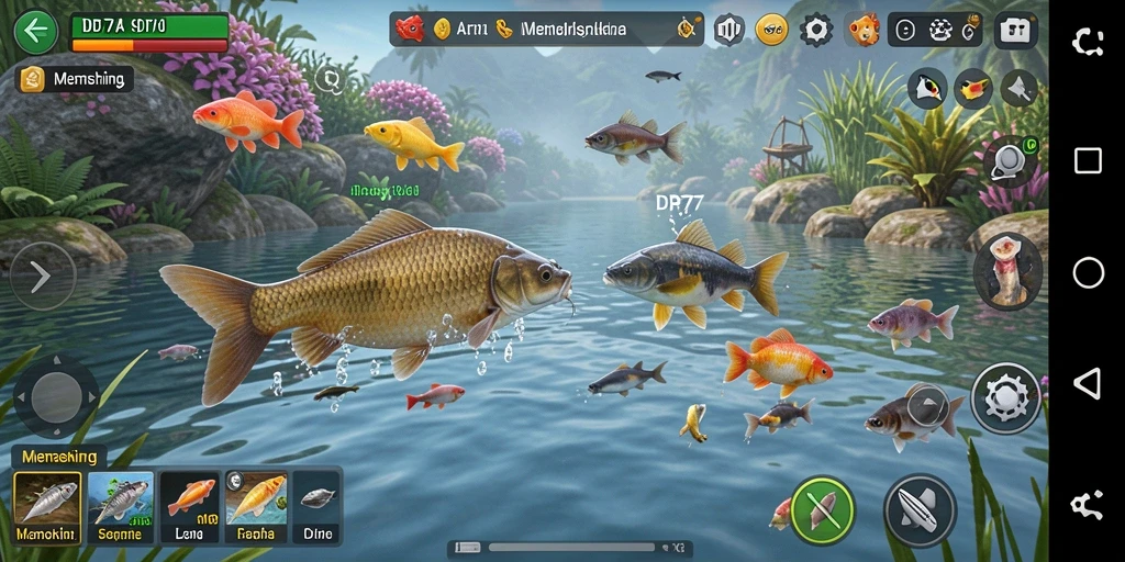 Screenshot IDR77 menampilkan antarmuka Memancing yang menarik dan interaktif.