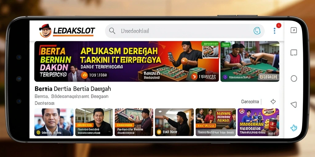 Tampilan antarmuka LEDAKSLOT yang informatif dan mudah digunakan.