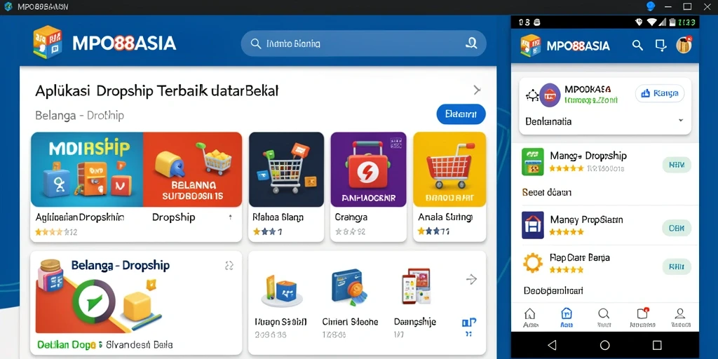 Antarmuka MPO88ASIA yang menarik untuk aplikasi Dropship.
