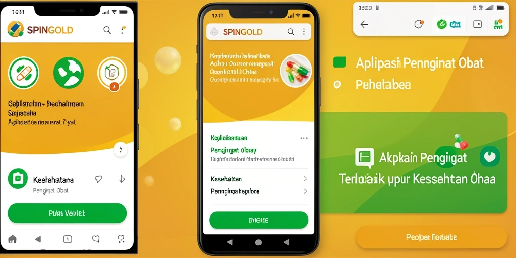 Antarmuka pengguna SPINGOLD yang sederhana dan fungsional.