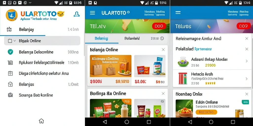 Antarmuka aplikasi ULARTOTO yang ramah pengguna untuk Belanja Online.